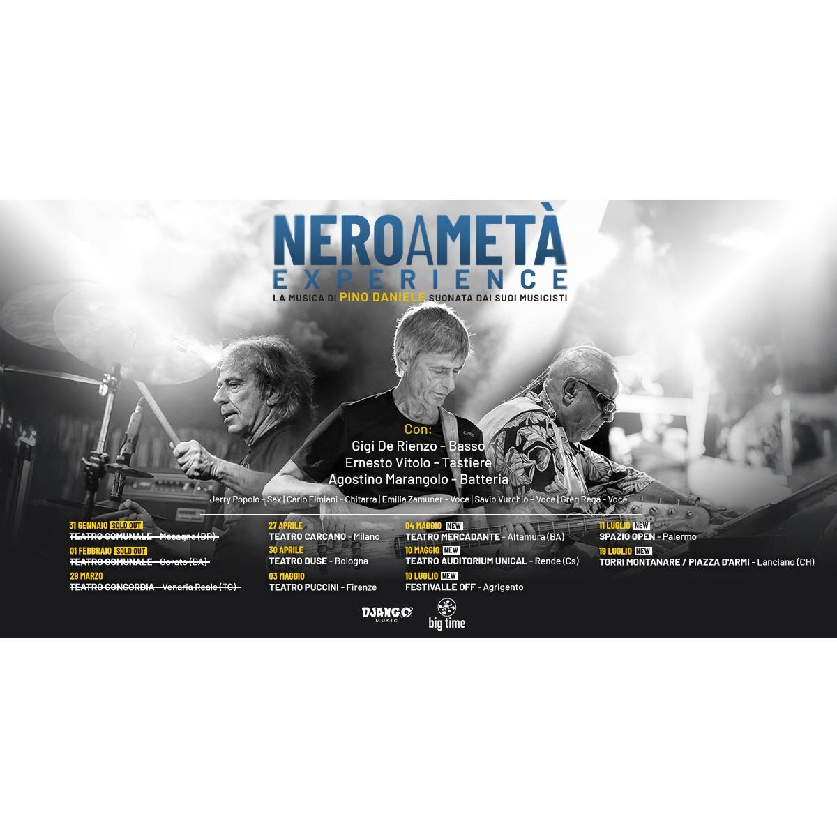 Nero a metà experience presso Piazza d'Armi a Lanciano sabato 19 luglio 2025 foto