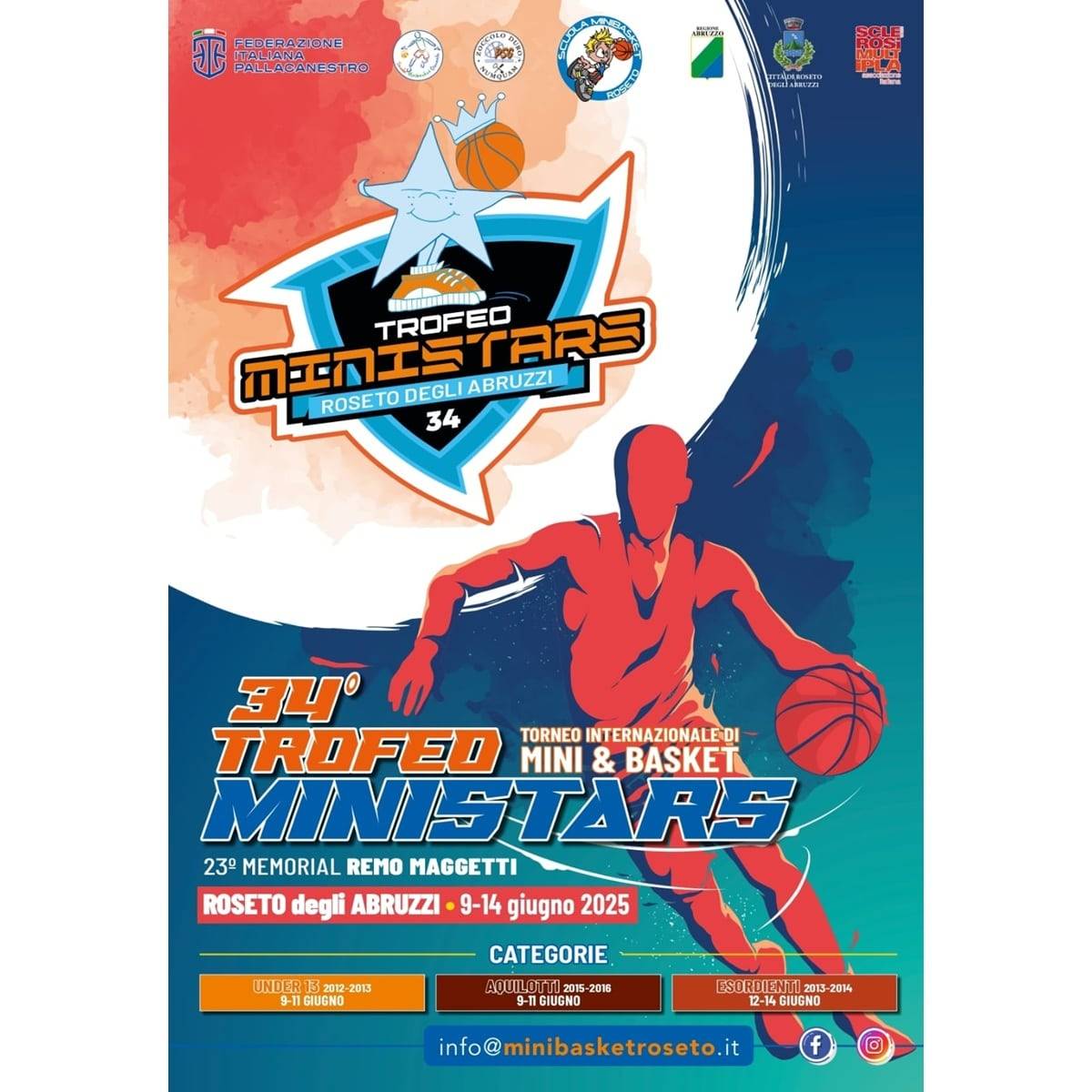 Dal 9 al 14 giugno 2025 la 34a edizione del Trofeo Ministars