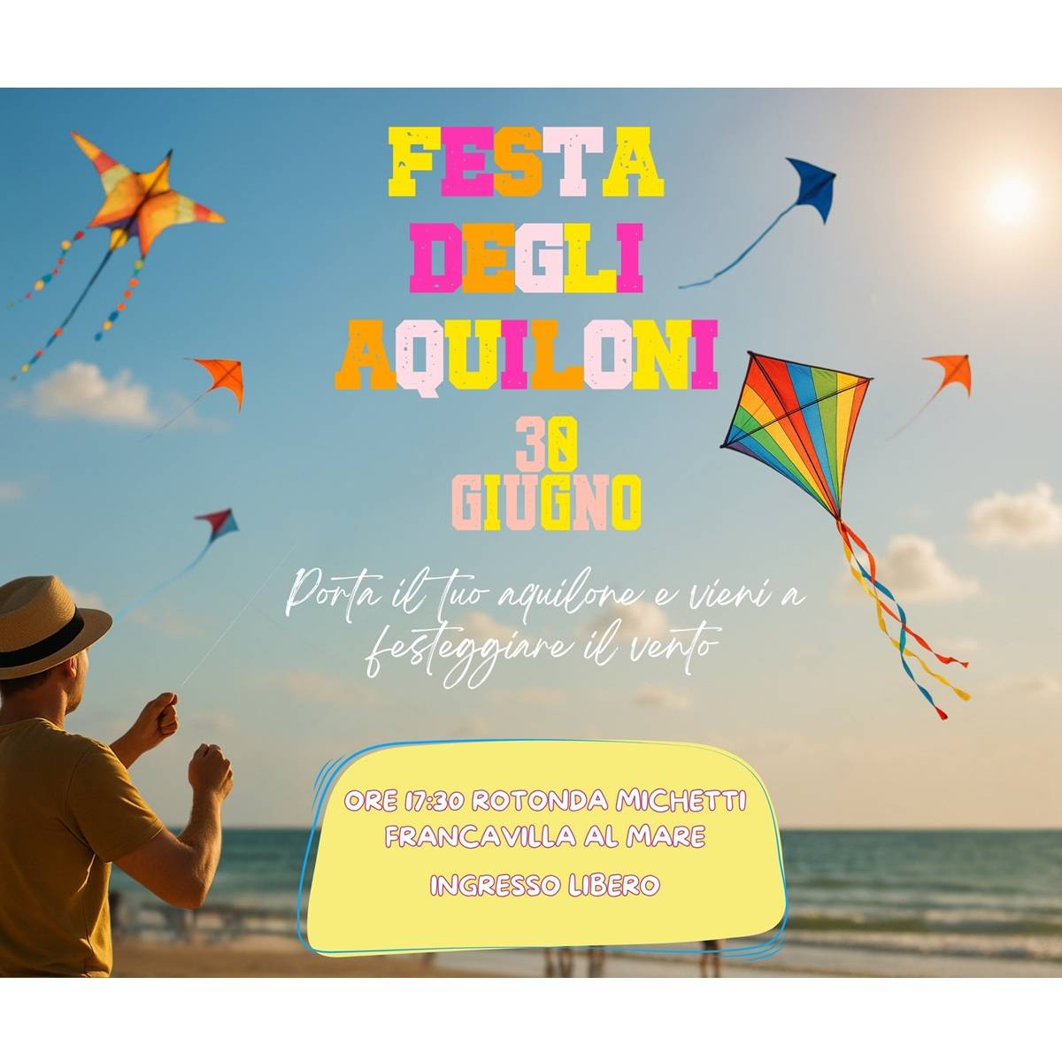 Festival degli Aquiloni – Prima Edizione a Francavilla al Mare 30 giugno 2025 foto