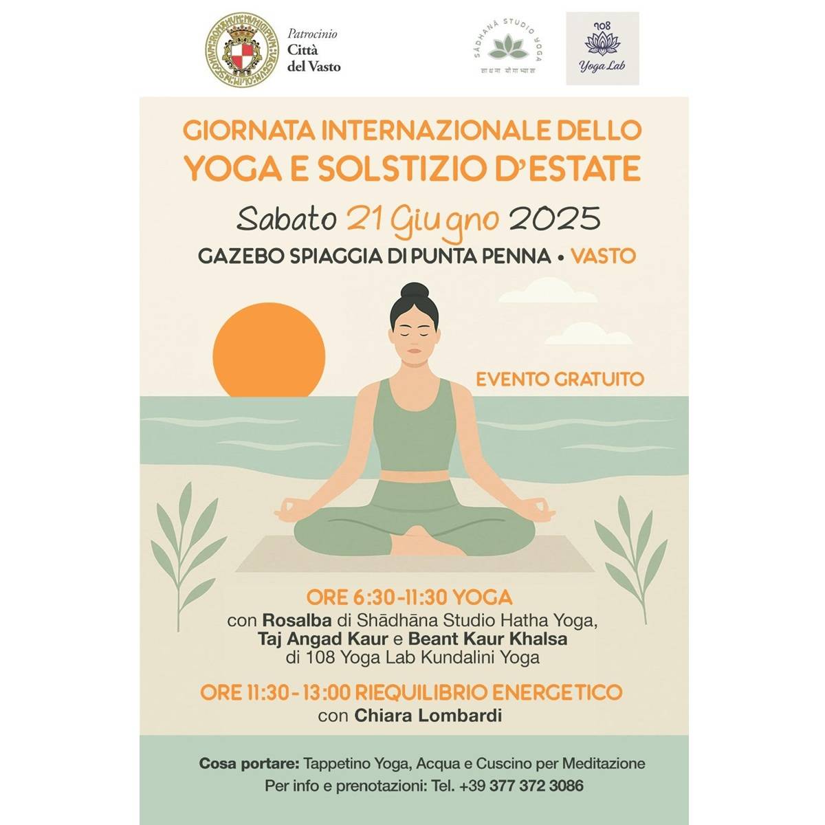 Giornata Internazionale dello Yoga e Solstizio d'estate 21 giugno 2025 foto