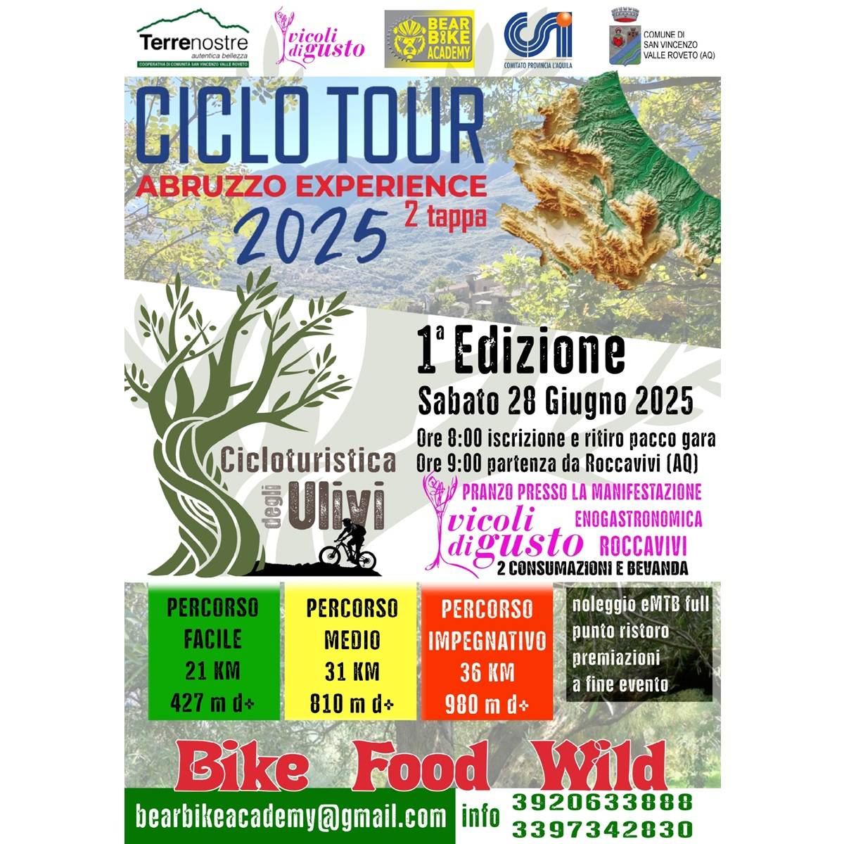 L'11a edizione di Vicoli di Gusto a Roccavivi si arricchisce con la Cicloturistica degli Ulivi foto