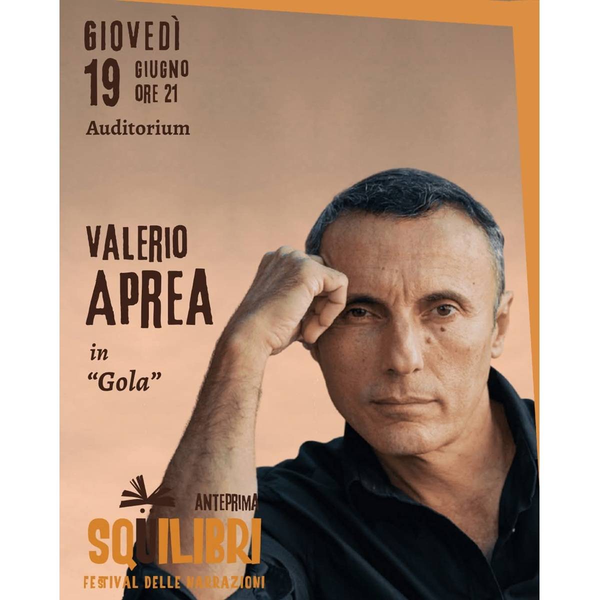 SquiLibri parte dal teatro, sul palco del Sirena Gola con Valerio Aprea foto