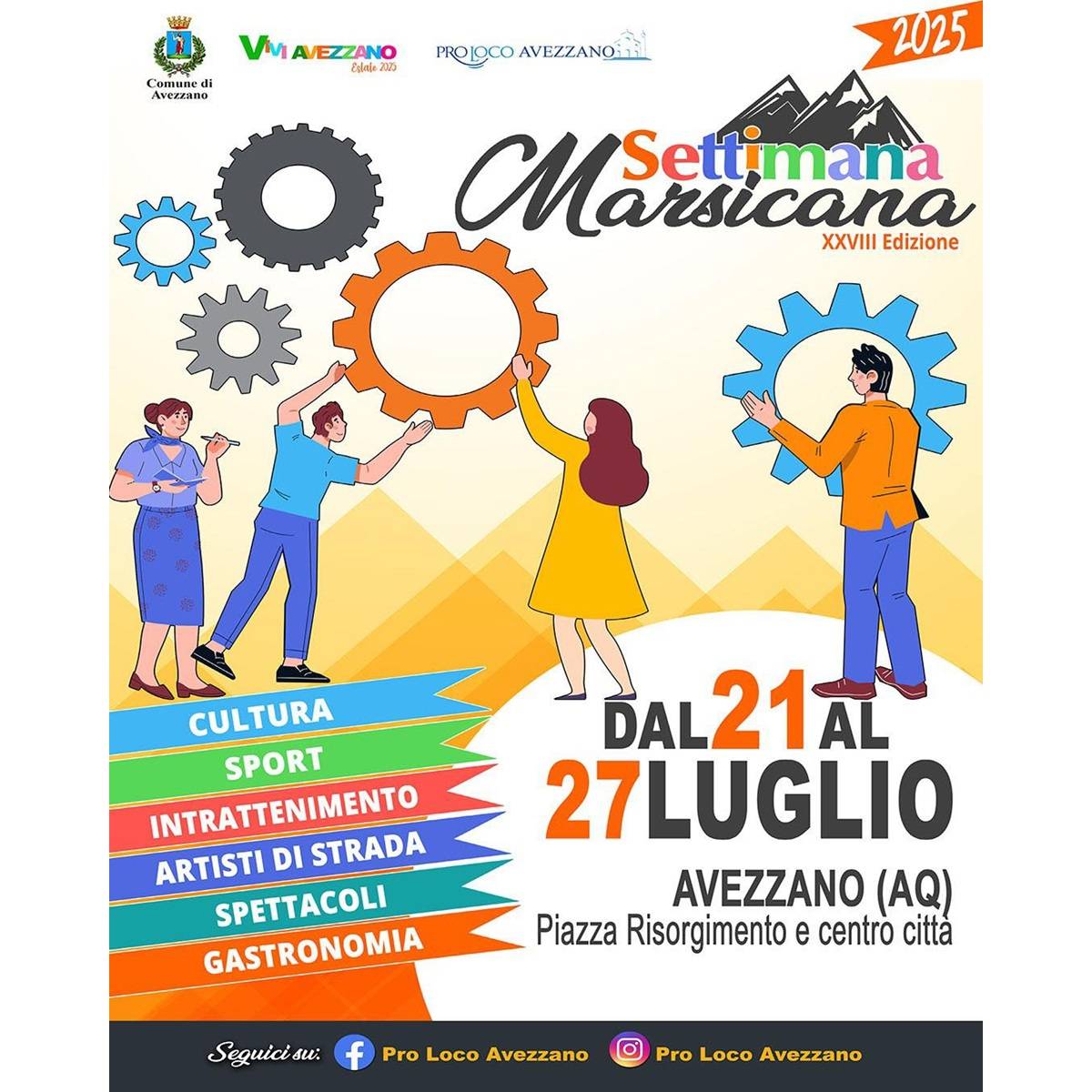 Torna la Settimana Marsicana ad Avezzano dal 21 al 27 luglio 2025 foto