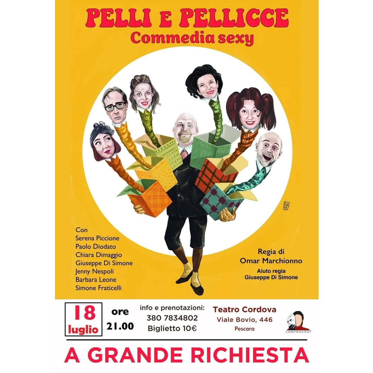 Pelli e Pellicce presso il Teatro Cordova a Pescara 18 luglio 2025 foto