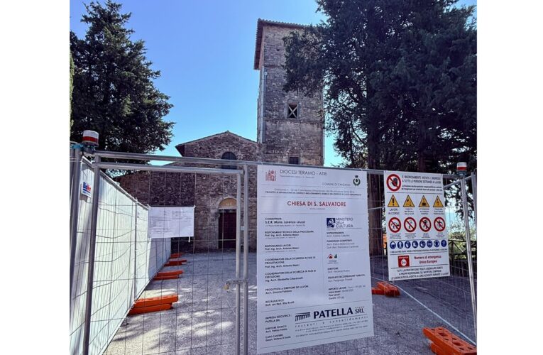 Canzano: partono lavori post sisma della Chiesa San Salvatore