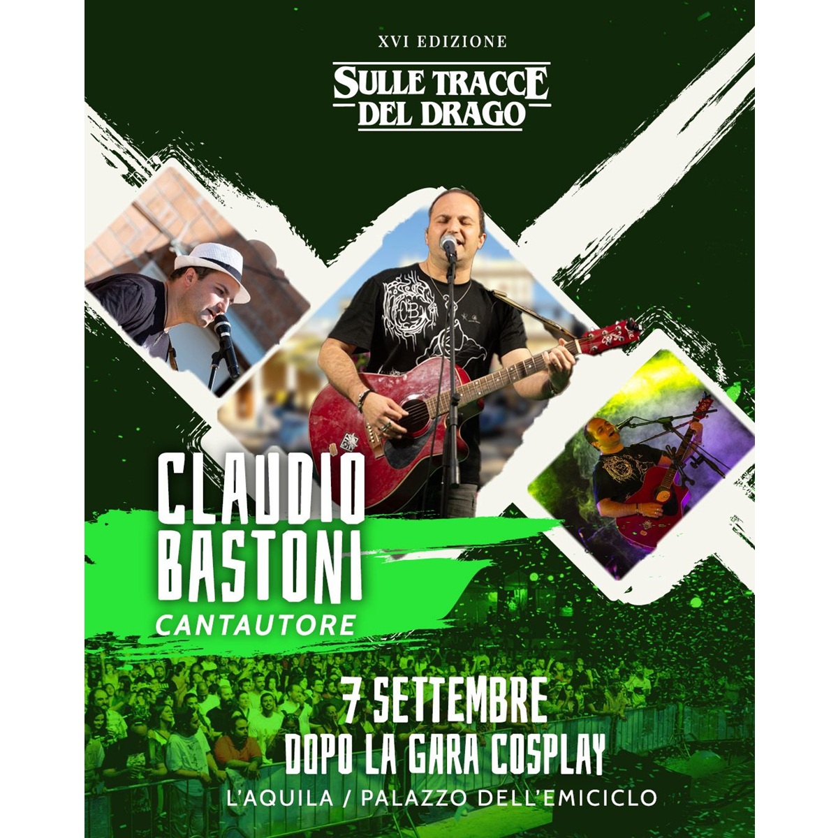 Claudio Bastoni presso Piazzale dell'Emiciclo a L'Aquila 7 settembre 2025 foto