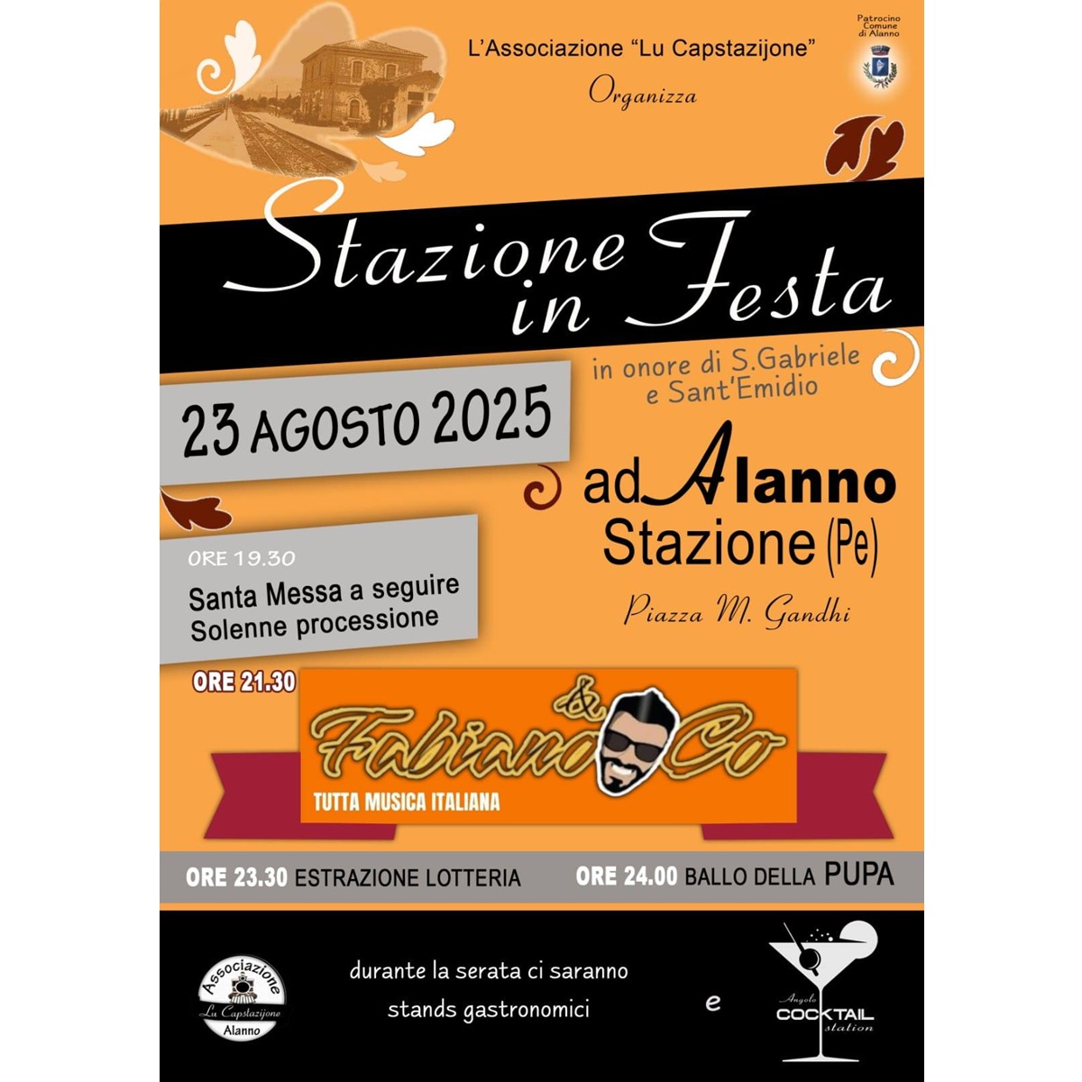 Festeggiamenti in onore di San Gabriele e Sant'Emidio ad Alanno 23 agosto 2025 foto