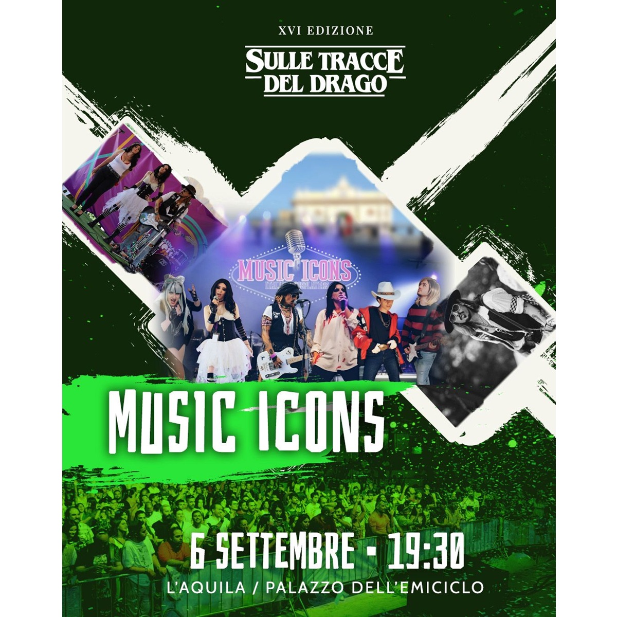 Music Icons Italian Cosplayers presso Piazzale dell'Emiciclo a L'Aquila 6 settembre 2025 foto