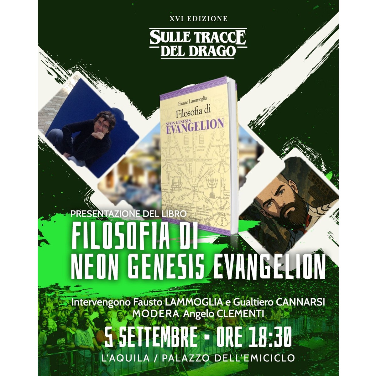Presentazione del libro Filosofia di Neon Genesis Evangelion a L'Aquila 5 settembre 2025 foto