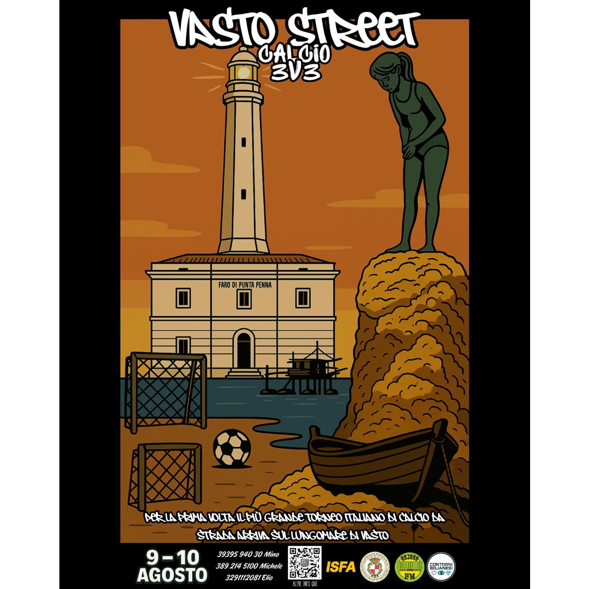 Vasto Street 3vs3 sabato 9 e domenica 10 agosto 2025 foto