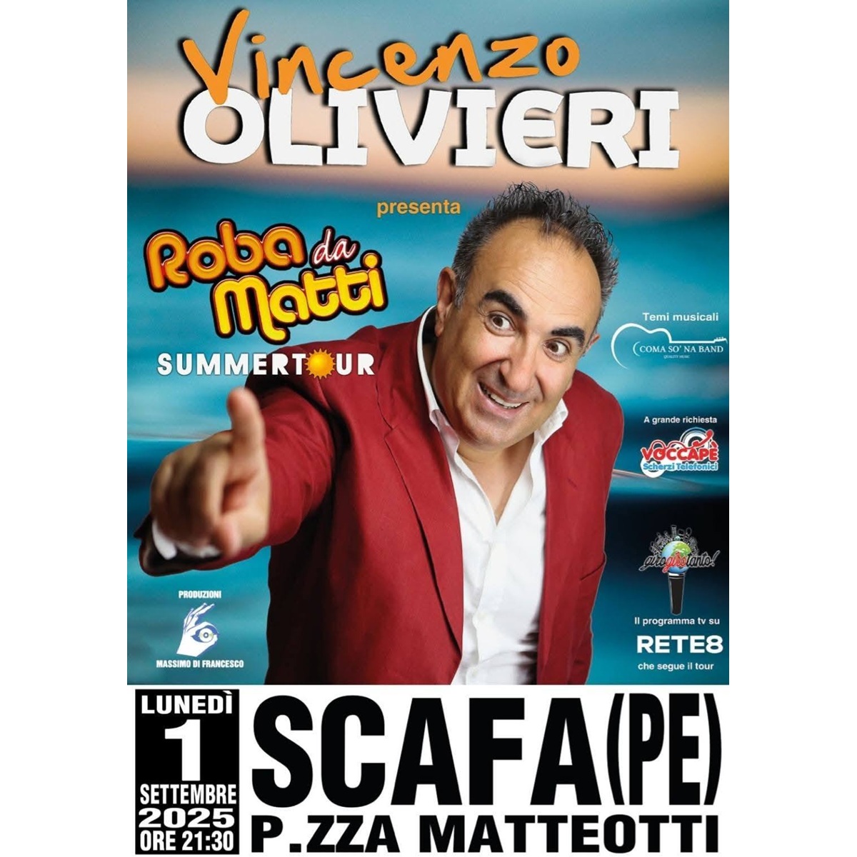 Vincenzo Olivieri a Scafa lunedì 1 settembre 2025 foto