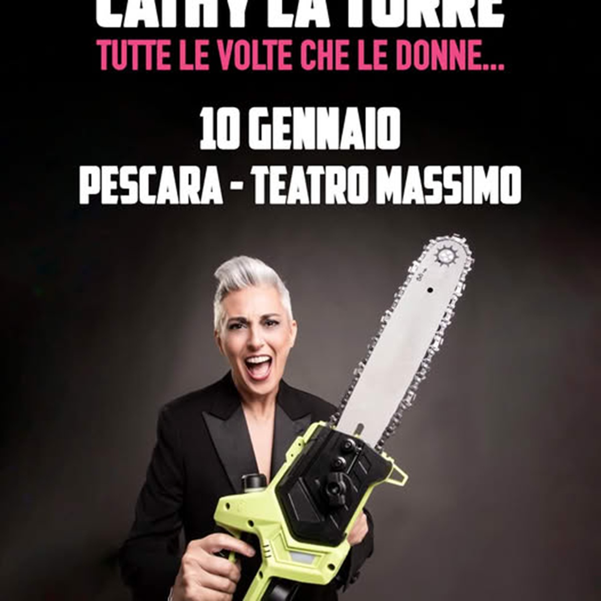 Cathy La Torre presso il Teatro Massimo a Pescara sabato 10 gennaio 2026 foto