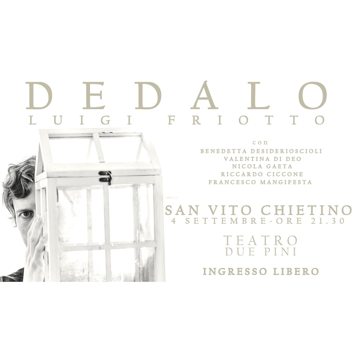 Dedalo presso il Teatro Due Pini a San Vito Chietino giovedì 4 settembre 2025 foto