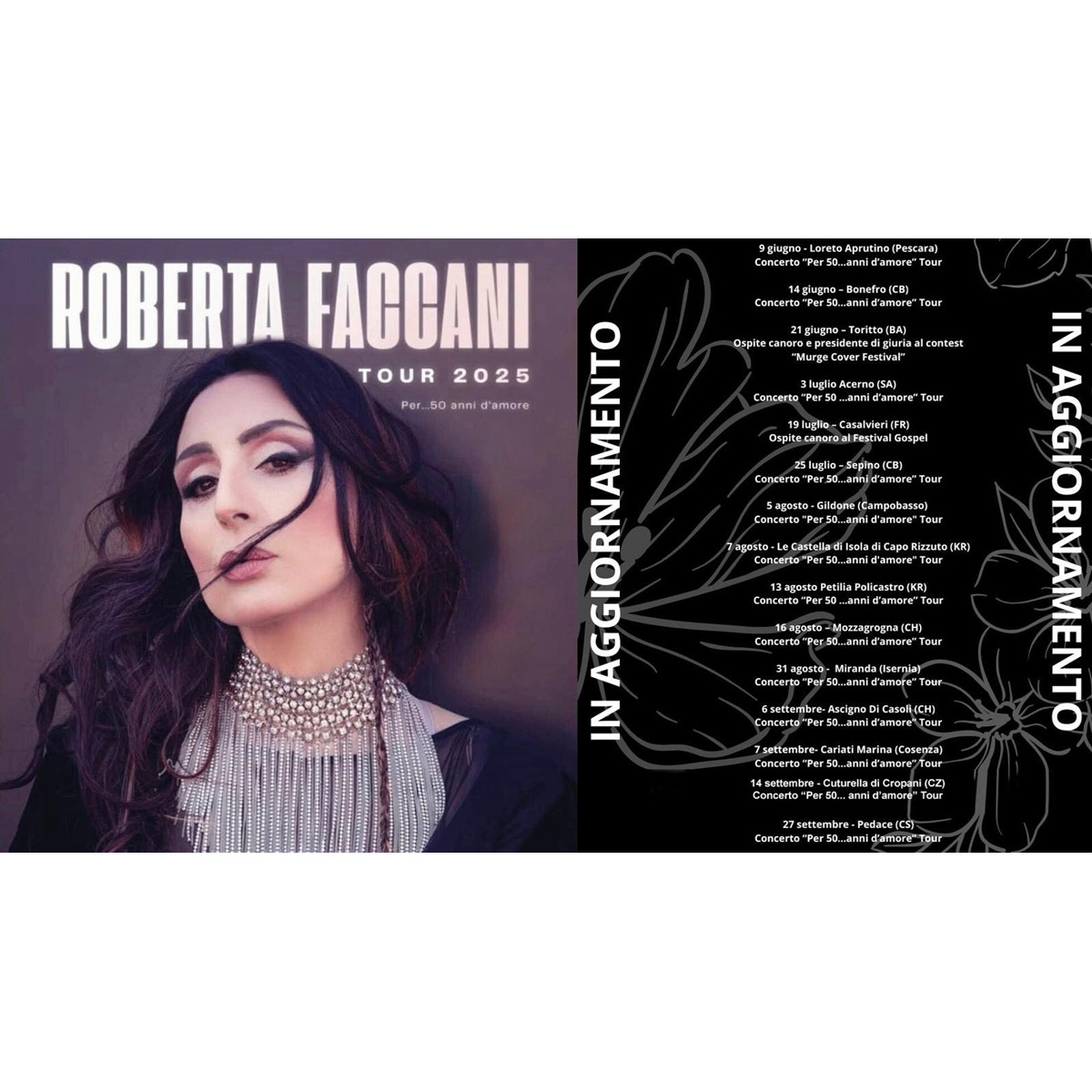 Roberta Faccani live presso Ascigno (Frazione di Casoli) 6 settembre 2025 foto