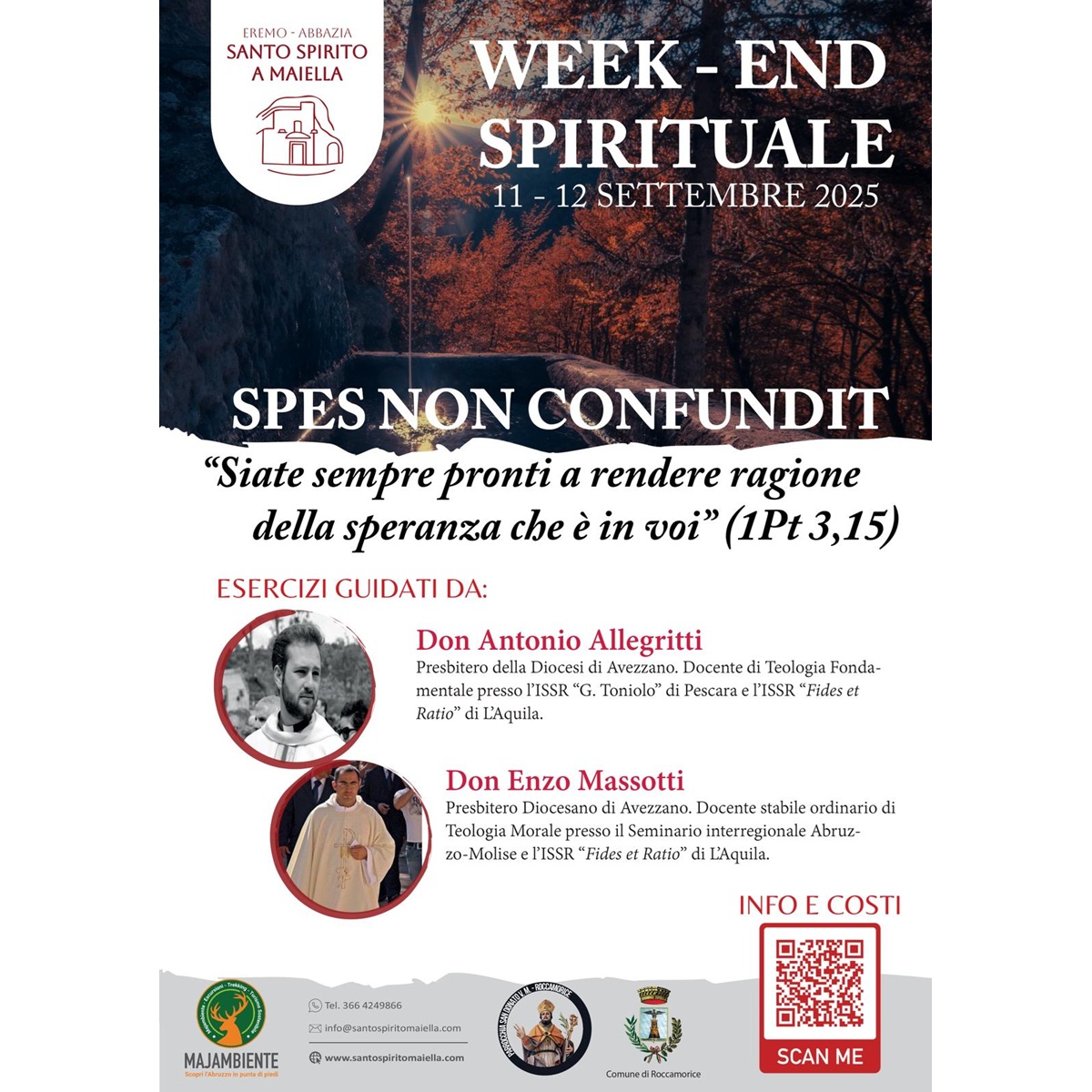 Weekend Spirituale presso l'Eremo di Santo Spirito a Maiella l'11 e il 12 settembre 2025 foto