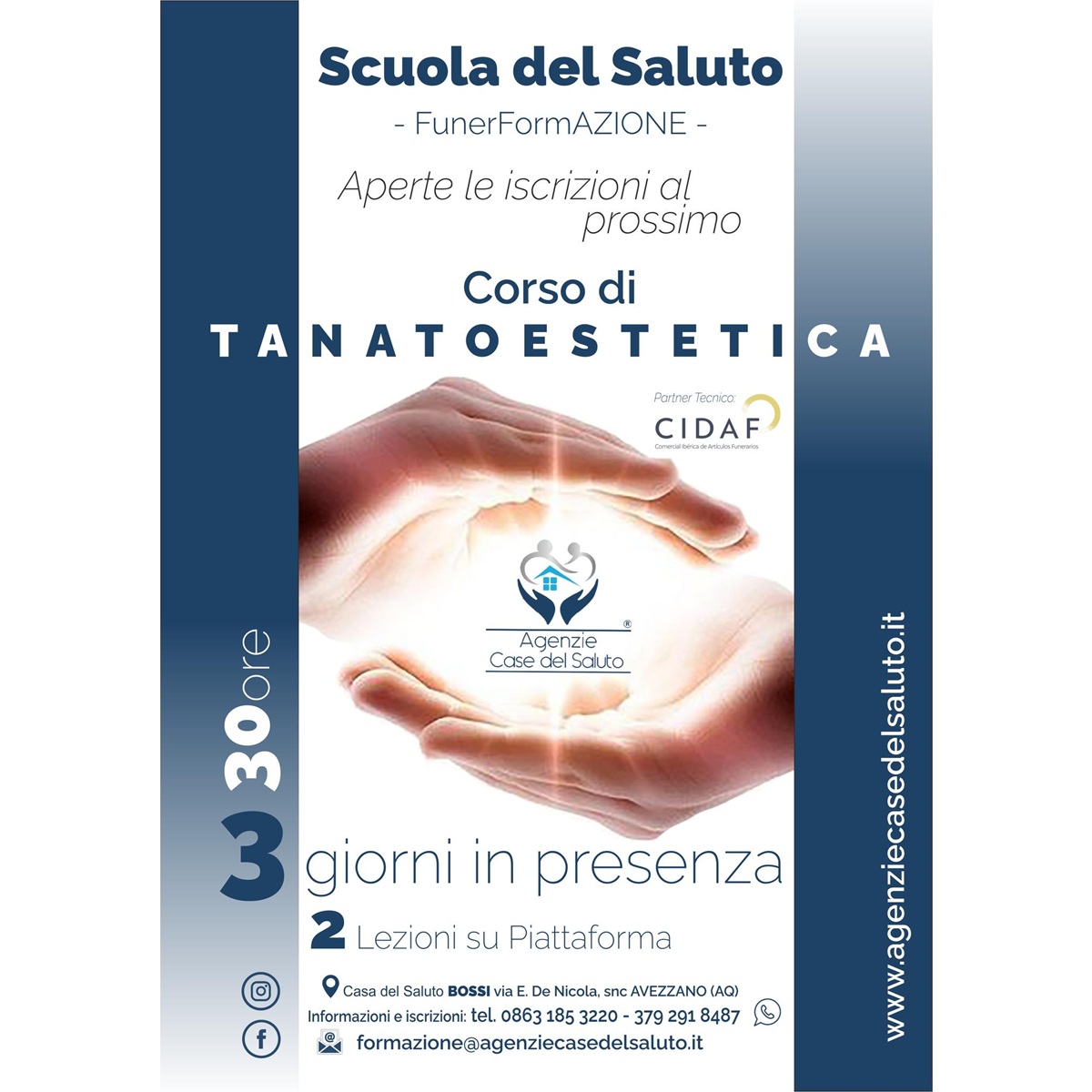 Aperte le iscrizioni per il corso di Tanatoestetica 2025 ad Avezzano foto