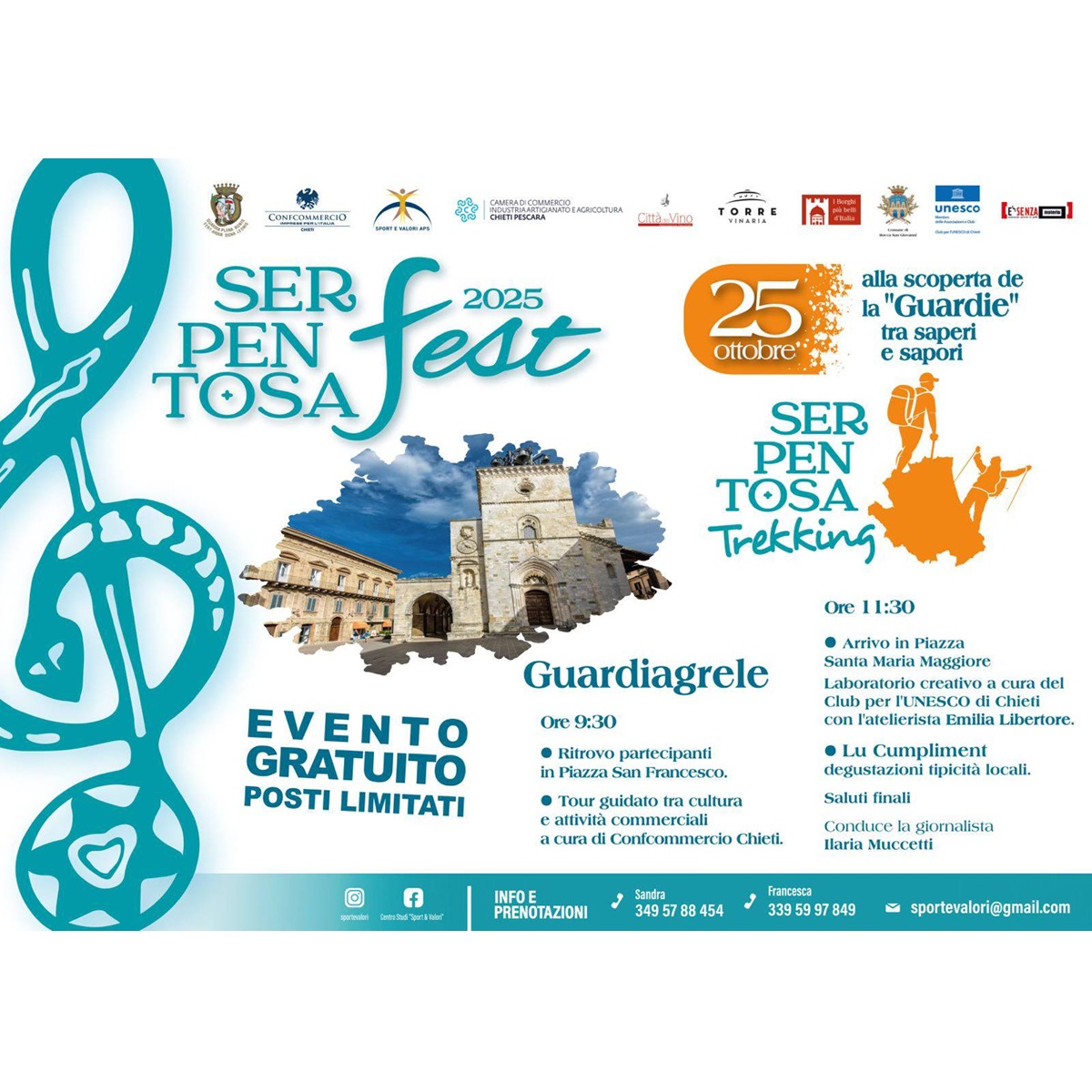 Serpentosa trekking a Guardiagrele sabato 25 ottobre 2025 foto