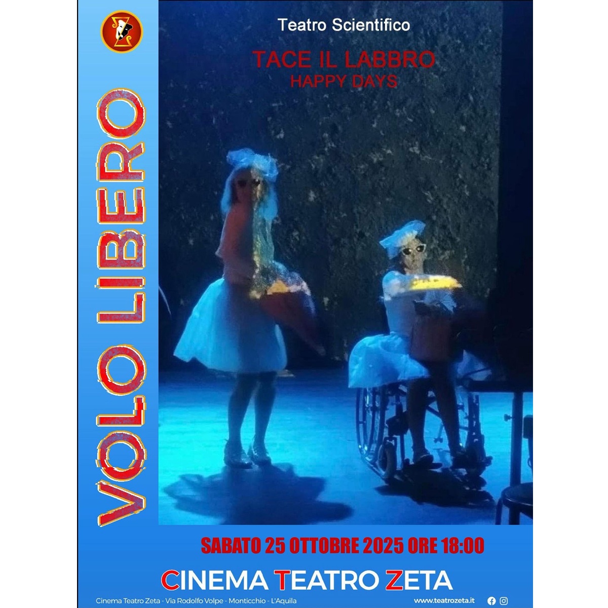 Tace il Labbro presso il Teatrozeta a L'Aquila sabato 25 ottobre 2025 foto