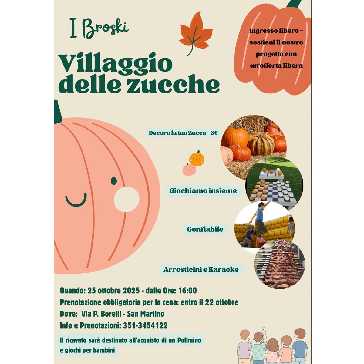Villaggio delle zucche presso I Bros Aps a Chieti Scalo 25 ottobre 2025 foto
