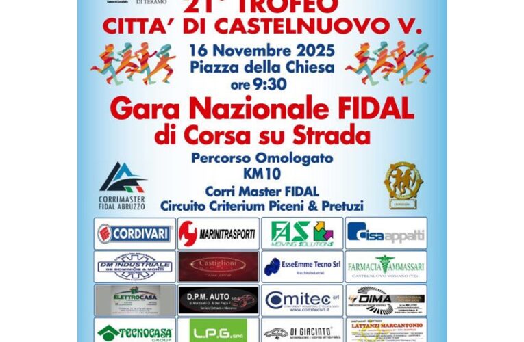 21ª edizione del Trofeo Città di Castelnuovo Vomano