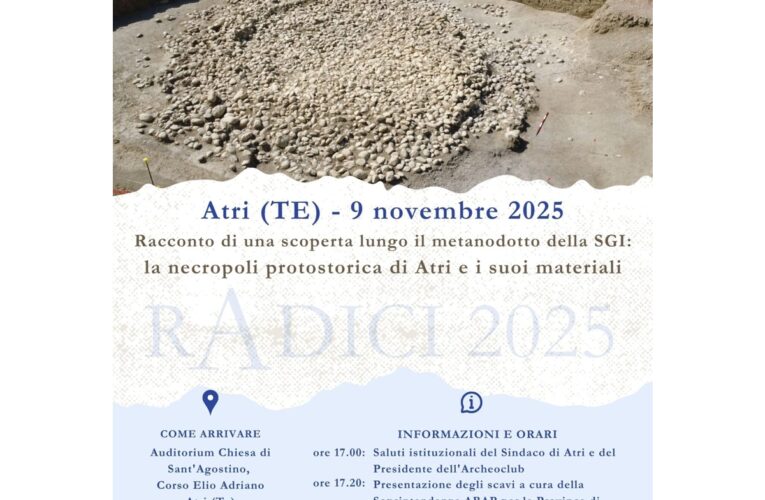 Atri: 9 novembre 2025 conferenza presso Chiesa di Sant’Agostino