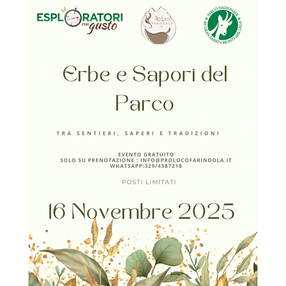 Erbe e Sapori del Parco presso Farindolagri a Farindola 16 Novembre 2025 foto