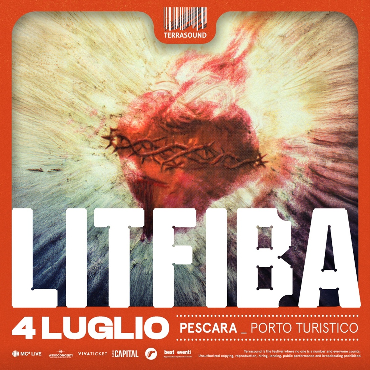Litfiba in concerto al Terrasound sabato 4 luglio 2026 a Pescara foto