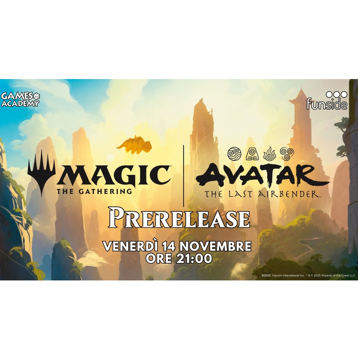 Magic The Gathering Avatar the Last Airbender - Evento di prerelease presso Funside Pescara 14 novembre 2025 foto
