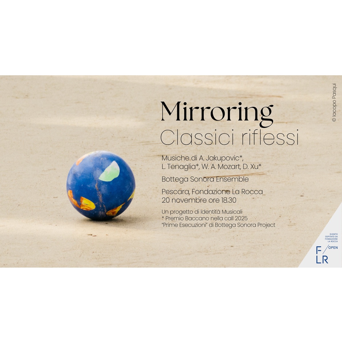 Mirroring Classici riflessi presso Fondazione La Rocca a Pescara 20 novembre 2025 foto