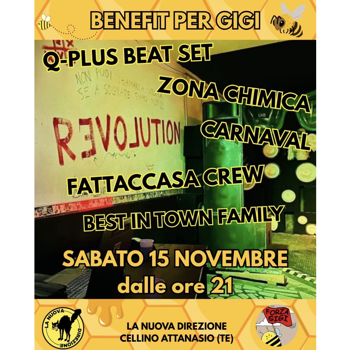 Serata benefit per Gigi presso l'Lnd a Cellino Attanasio sabato 15 novembre 2025 foto