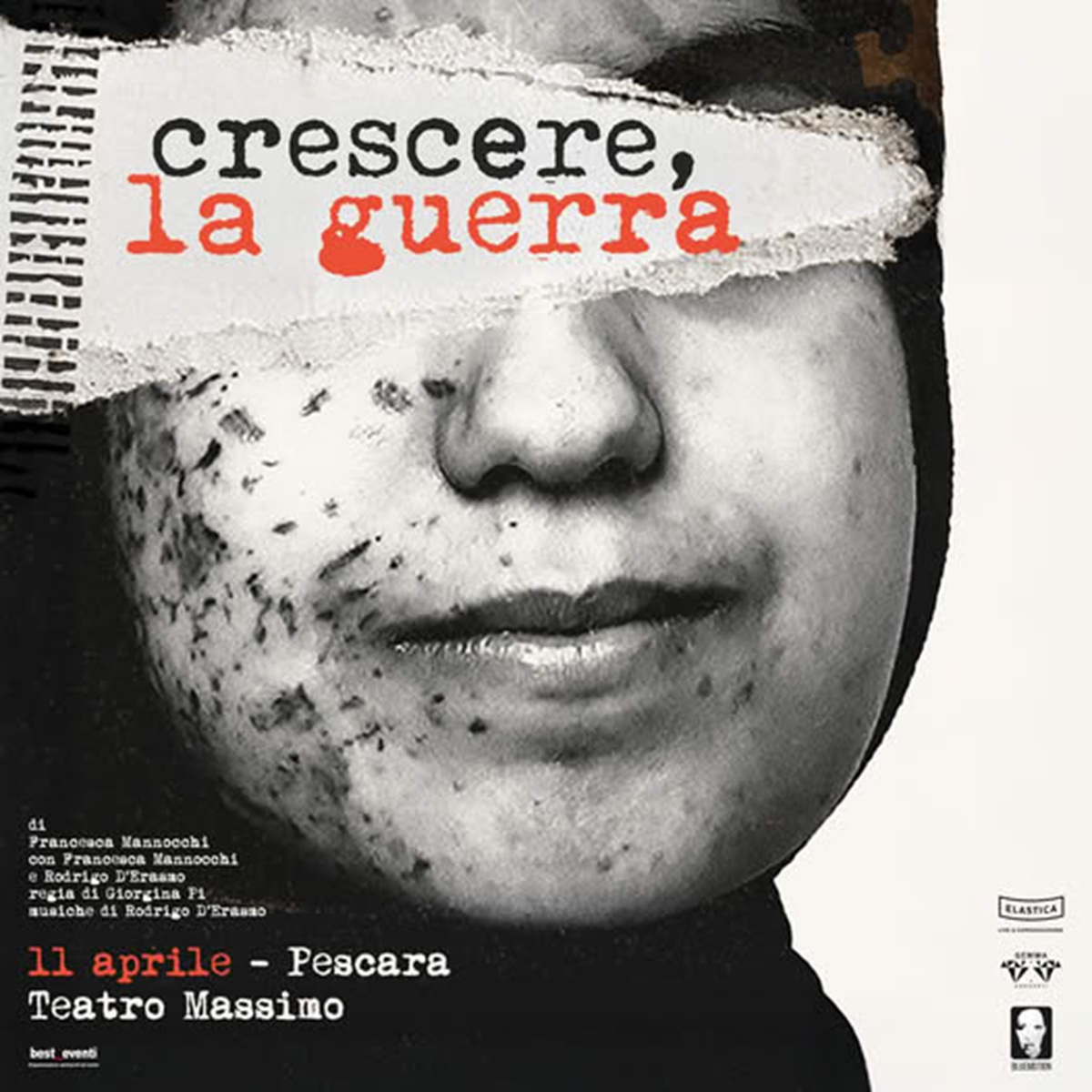 Crescere, la guerra presso il Teatro Massimo a Pescara sabato 11 aprile 2026 foto