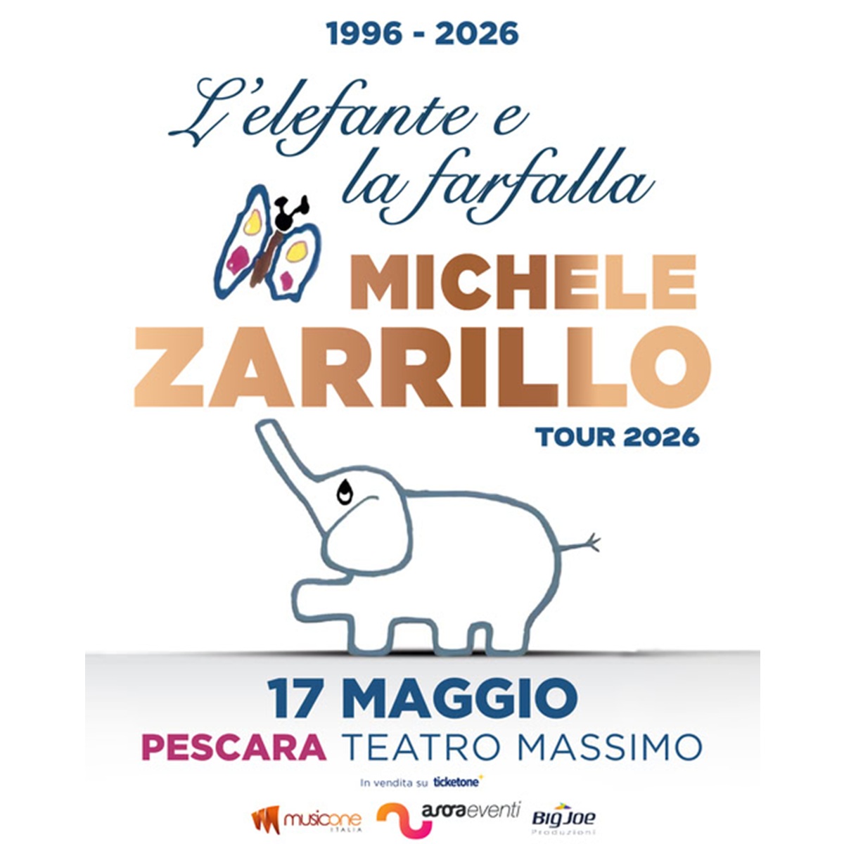 Michele Zarrillo presso il Teatro Massimo a Pescara 17 maggio 2025 foto