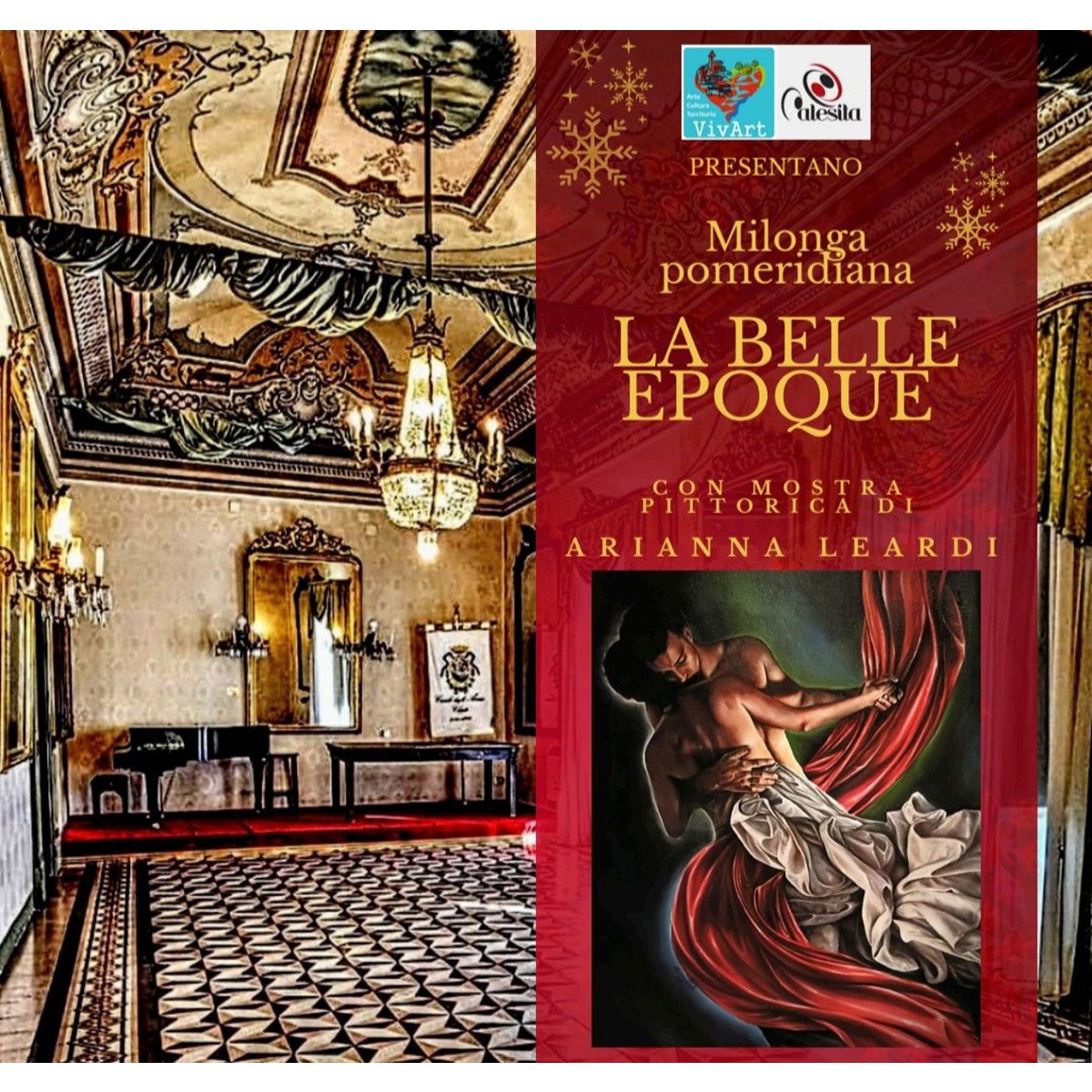 Milonga pomeridiana La belle epoque presso Palazzo De Sanctis Ricciardone a Chieti 28 dicembre 2025 foto