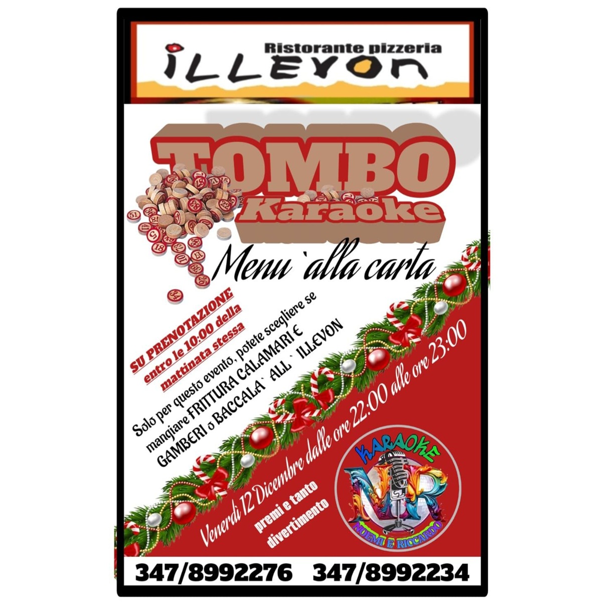 Tombokaraoke presso l'Illevon a L'Aquila 12 dicembre 2025 foto